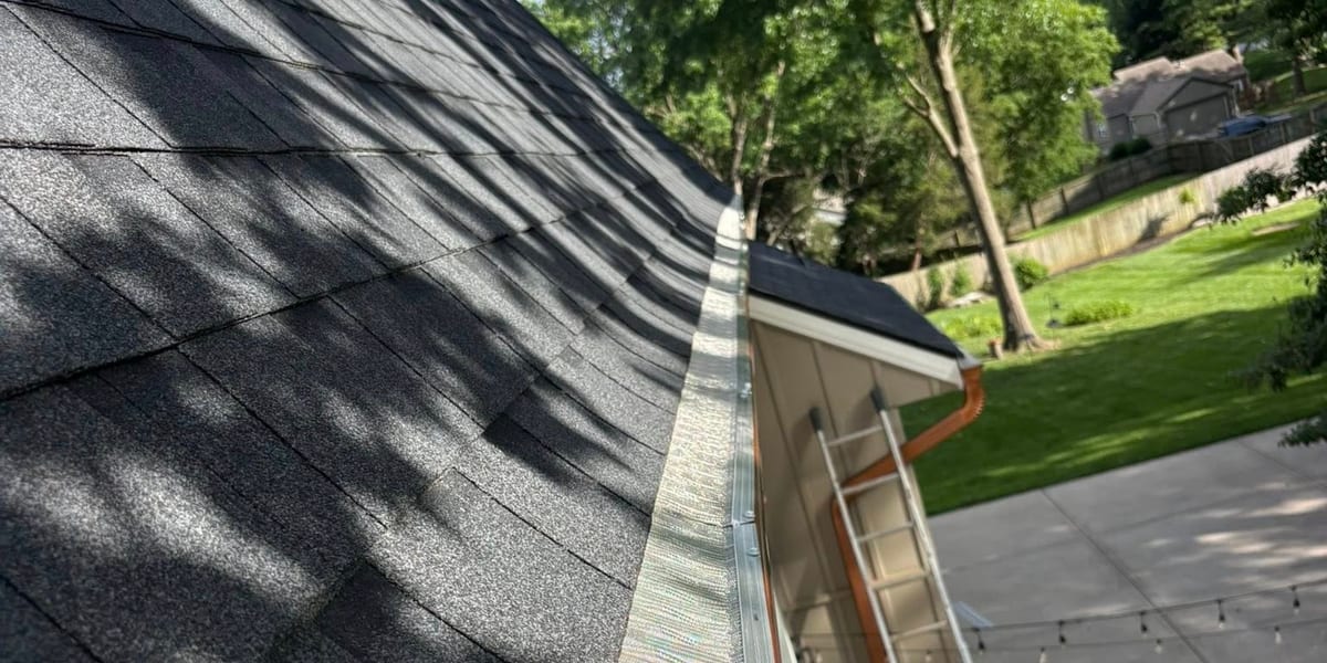 All Around Gutters performing gutter guards & leaf protection in Olathe, KS